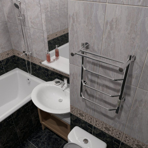 Полотенцесушитель электрический Тругор Пэк 6 П 60х40 с выключателем