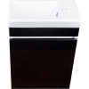 Тумба с раковиной Style Line Compact 40 Люкс, черная
