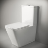 Купить Унитаз-компакт Ceramicanova Cubic CN1803 с микролифтом, безободковый в Москве с доставкой Унитаз-компакт Ceramicanova Cubic CN1803 с микролифтом, безободковый