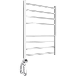 Полотенцесушитель электрический Domoterm Квадро П8 50x80 EL, хром, L