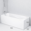 Акриловая ванна AM.PM Sense 170x70 см, с каркасом