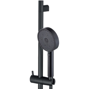 Душевой гарнитур Акватек AQ2031MB С ВНУТРЕННЕЙ ЧАСТЬЮ, 73 см, черный