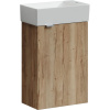 Тумба с раковиной Sancos Mini 35 R подвесная, дуб галифакс натуральный