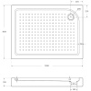 Поддон для душа BelBagno Tray 120х80 R с сифоном