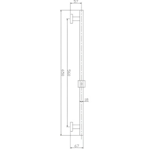Душевая штанга Haiba HB8012