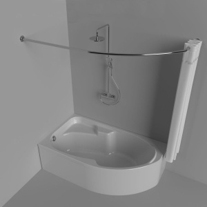 Купить Карниз для ванны Triton София 170х95 в Москве с доставкой Карниз для ванны Triton София 170х95