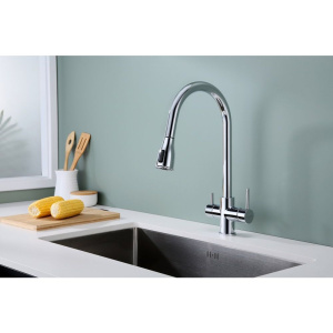 Смеситель для кухни Paulmark Lange 214212-CR, хром