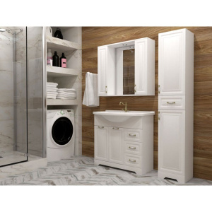 Зеркало Stella Polar Кармела 90 ольха белая