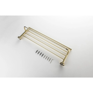 Полка для полотенец Aquatek Классик AQ4515PG полированное золото