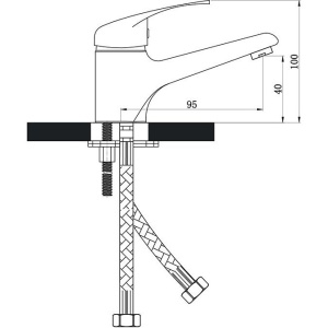 Смеситель для раковины Славен Прораб П СЛ-ОД-П10