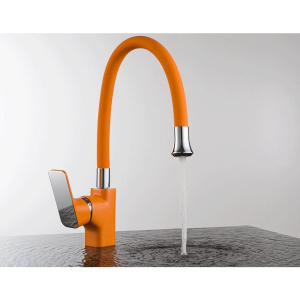 Смеситель для кухни D&K Kunste DA1432913 с гибким изливом