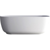Акриловая ванна Abber AB9260 170x75 см, отдельностоящая, овальная, с каркасом, со сливом-переливом