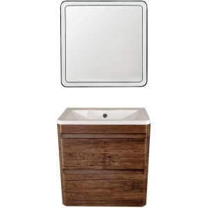 Купить Мебель для ванной Style Line Атлантика 60 Люкс Plus, подвесная, старое дерево в Москве с доставкой Мебель для ванной Style Line Атлантика 60 Люкс Plus, подвесная, старое дерево