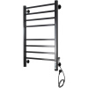 Полотенцесушитель электрический Domoterm Квадро DMT П8 50x80, черный, R