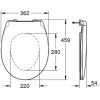 Крышка-сиденье Grohe BauCeramic с микролифтом 39493000