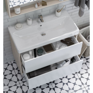 Тумба с раковиной AQUATON Сканди 90 дуб верона