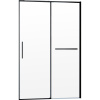 Душевая дверь в нишу Vincea Slim Soft VDS-1SS100CLB 100 см, профиль черный, стекло прозрачное
