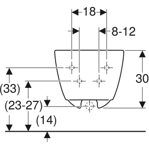 Биде подвесное Geberit iCon 501.898.00.1