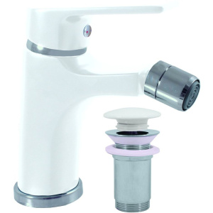 Смеситель для биде Rav Slezak Colorado CO145.5KBC белый, хром