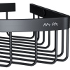 Полка AM.PM Sense L A7452222 угловая, черная, 2 шт.
