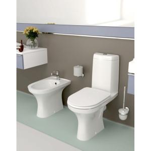 Купить Биде напольное Керамин Санти CDB00022959 белое в Москве с доставкой Биде напольное Керамин Санти CDB00022959 белое