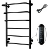 Полотенцесушитель электрический Тругор Пэк 19, 80х50 с выключателем, черный
