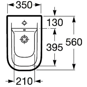 Крышка для биде Roca The GAP! 80647200B