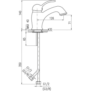 Купить Смеситель для раковины Rav Slezak Labe L026.5Z золото в Москве с доставкой Смеситель для раковины Rav Slezak Labe L026.5Z золото
