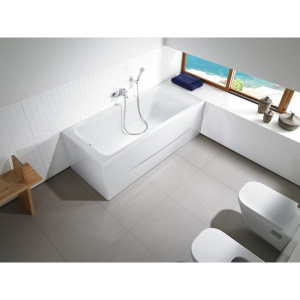 Купить Акриловая ванна Roca Easy 170x70 см, с каркасом, со сливом-переливом в Москве с доставкой Акриловая ванна Roca Easy 170x70 см, с каркасом, со сливом-переливом