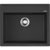Комплект Мойка кухонная Omoikiri Daisen 60-BL черная + Смеситель Nagano PVD-GM вороненая сталь