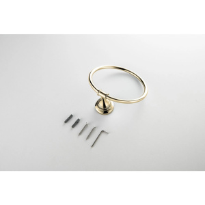 Полотенцедержатель Aquatek Классик AQ4512PG полированное золото