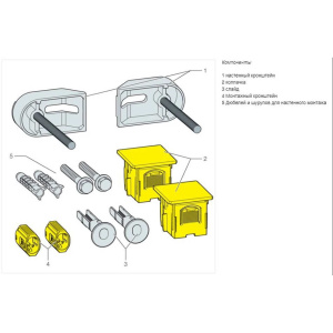 Купить Комплект креплений для инсталляций Viega Prevista Dry Модель 8570.36 776619 в Москве с доставкой Комплект креплений для инсталляций Viega Prevista Dry Модель 8570.36 776619