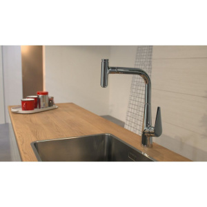 Купить Смеситель для кухни Hansgrohe Talis Select M51 72822000 хром в Москве с доставкой Смеситель для кухни Hansgrohe Talis Select M51 72822000 хром