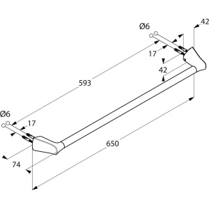 Полотенцедержатель Kludi Ambienta 5398005