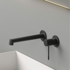 Смеситель для раковины Vincea Desire VBFW-1D1MB С ВНУТРЕННЕЙ ЧАСТЬЮ, черный матовый