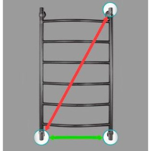 Полотенцесушитель водяной Energy Classic 100x60