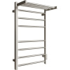 Полотенцесушитель электрический Двин Fs plaza neo 80х50, хром, с полкой