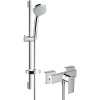 Смеситель для душа Hansgrohe Vernis Shape 71650000 + Душевой гарнитур Hansgrohe Croma 100 Vario 27772000 Unica'C