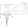 Смеситель для кухни Haiba HB04 HB4904