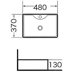 Мебельная раковина Grossman GR-3017 50