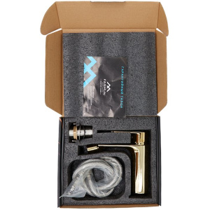 Смеситель для биде Fashun A5085-35 с поворотным аэратором, золото