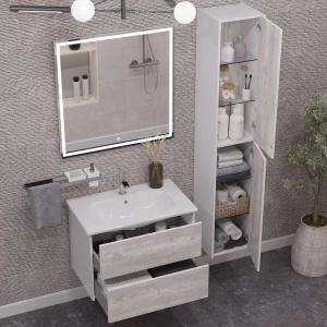 Шкаф-пенал SanStar Trend подвесной, белый