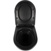 Унитаз подвесной BOND Oval F01-108 безободковый, с микролифтом, черный