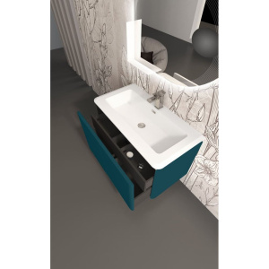 Тумба с раковиной Cezares Stylus 94, blu petrolio