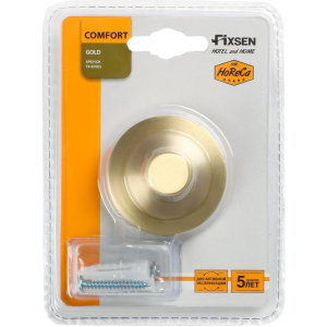 Крючок Fixsen Comfort Gold FX-87005 одинарный, золото сатин