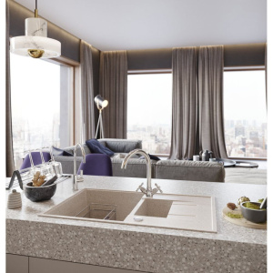 Мойка кухонная Domaci Бьелла DMC-21K бежевая