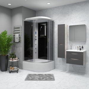 Душевая кабина Niagara Classic NG-2510-14LF, 120х80 см, с гидромассажем и пультом управления