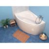 Акриловая ванна Vagnerplast Flora L 150x100 см, угловая, с каркасом, ультрабелая, асимметричная