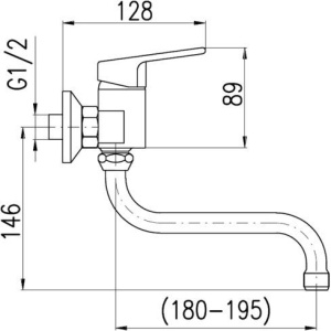Смеситель для кухни Rav Slezak Colorado CO101.5/21