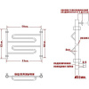 Полотенцесушитель водяной Ника Curve ЛZ 60/50-2
